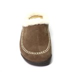 Slipper beige daim met wol 6638 Rohde